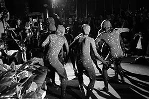 Performance at an Art Basel afterparty orchestrated by artist Adrian Wong, Grand Hyatt, Wanchai, 13 March 2015