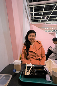 Sze Lai-shan at Art Basel, Convention and Exhibition Centre, Wanchai, 14 March 2015