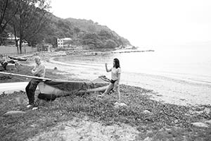 Silvermine Bay Beach, Lantau, 15 March 2015