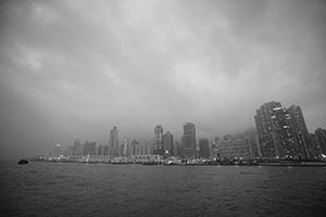 Hong Kong Island (Shek Tong Tsui, Sai Ying Pun) and Victoria Harbour, 15 March 2015