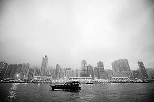 Hong Kong Island (Sai Ying Pun, Shek Tong Tsui) and Victoria Harbour, 15 March 2015