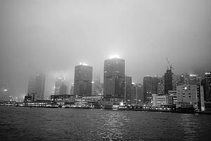 Victoria Harbour and Sheung Wan, 15 March 2015