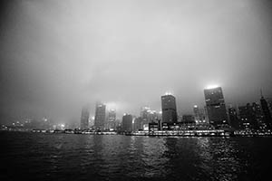Hong Kong Island (Central, Sheung Wan) and Victoria Harbour, 15 March 2015