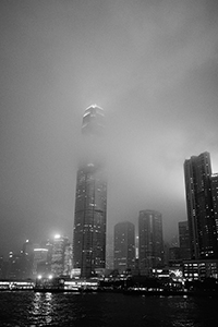 IFC 2, Central, at night, 15 March 2015