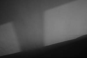 Shadow on the wall of an apartment, Sheung Wan, 19 March 2015