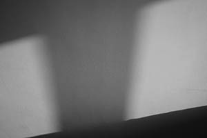 Shadow on the wall of an apartment, Sheung Wan, 19 March 2015