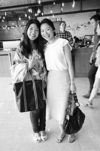 Ex-students, after a lunch in IFC Mall, Central, 21 March 2015