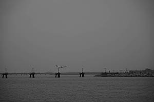 The Hong Kong - Zhuhai - Macau Bridge under construction, 22 March 2015