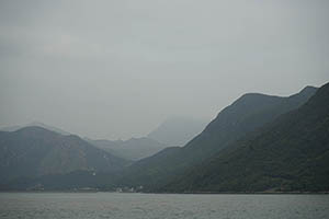 Lantau from the sea, 22 March 2015