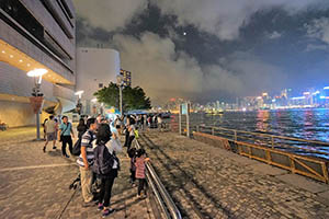 The waterfront at Tsim Sha Tsui, 4 April 2015