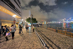 Victoria Harbour, Tsim Sha Tsui, 4 April 2015