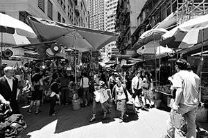 Wanchai market, Hong Kong Island, 14 April 2015