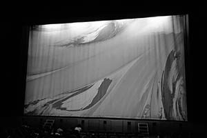 Safety Curtain in the Hong Kong Cultural Centre, Tsim Sha Tsui, 6 April 2015