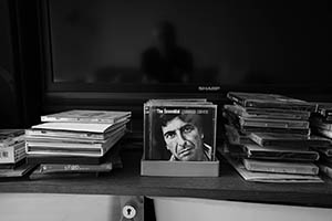 CDs on a cabinet, Sheung Wan, 9 April 2015