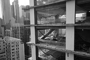 Building under construction,  Causeway Bay, 12 April 2015