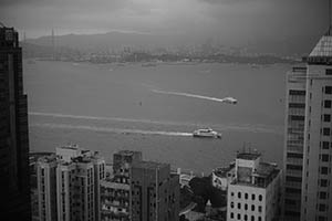 Ferries in Victoria Harbour, 1 April 2015