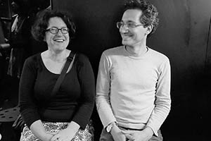 HKU Academics Alicia Wiseberg-Roberts and Opher Mansour, Tai Hang, 30 April 2015