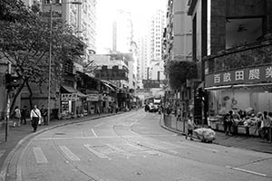 Street scene, Queen's Road West, Sheung Wan, 14 May 2015