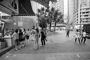 Street scene, Bonham Strand, Sheung Wan, 15 May 2015