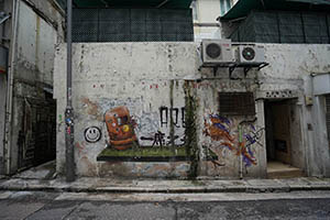 Graffiti, Square Street, Tai Ping Shan, 16 May 2015