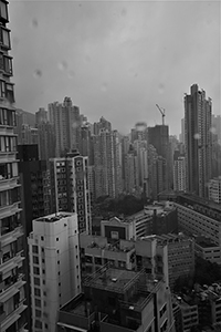 View towards the west from Sheung Wan, 19 May 2015
