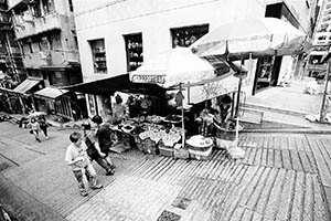 Street stall, Peel Street, Central, 24 May 2015