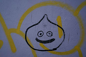 Graffiti on a wall, Tai Hang, 31 May 2015
