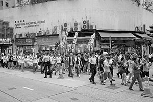 4th June memorial march, Queen's Road Central, Sheung Wan, 31 May 2015