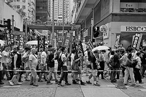 4th June memorial march, Queen's Road West, Sheung Wan, 31 May 2015