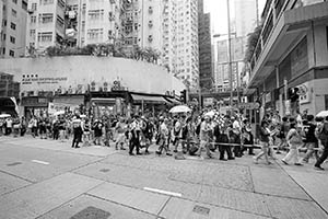 4th June memorial march, Queen's Road West, Sheung Wan, 31 May 2015