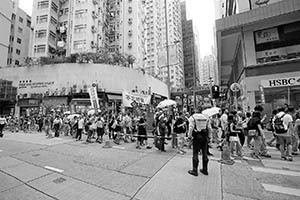 4th June memorial march, Queen's Road West, Sheung Wan, 31 May 2015
