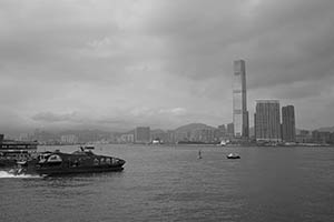 Victoria Harbour and West Kowloon, 3 May 2015