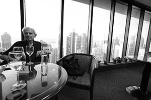 Retired academic Colin Davies in the HKU Senior Common Room, K. K. Leung Building, Pokfulam, 16 June 2015