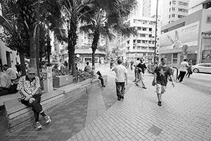 Street view, Bonham Strand, Sheung Wan, 6 June 2015