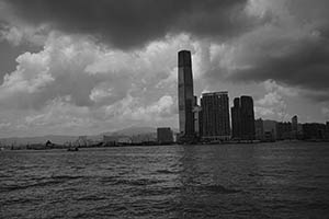 West Kowloon, viewed from Central, 7 June 2015