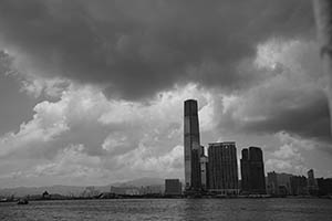 West Kowloon, viewed from Central, 7 June 2015