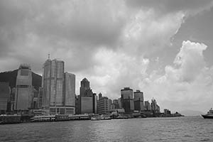 Hong Kong Island skyline,  7 June 2015