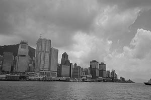 Hong Kong Island skyline, 7 June 2015