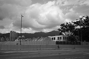 Outside Hong Kong Aviation Club, Sung Wong Toi Road, To Kwa Wan, 7 June 2015