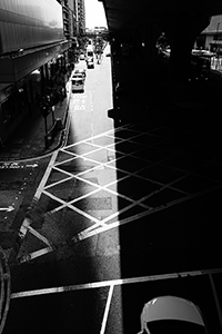 Street view, Connaught Road Central, Hong Kong Island, 13 June 2015