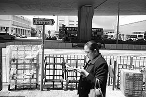 Street view, Connaught Road West, Sheung Wan, 14 June 2015