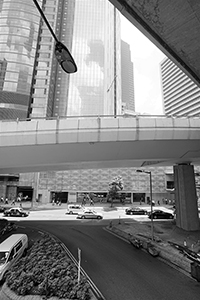 Rumsey Street Flyover and Connaught Road Central, Sheung Wan, 16 June 2015