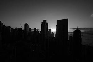 A view towards Sai Ying Pun from Sheung Wan, 17 June 2015