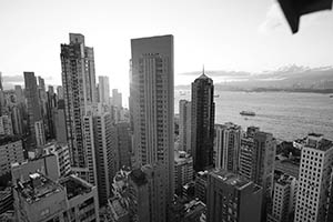 A view towards Sai Ying Pun from Sheung Wan, 17 June 2015