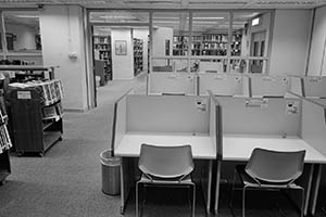 Inside the HKU Main Library, Pokfulam, 2 June 2015