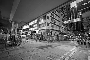 Street view, O'Brien Road, Wanchai, 19 June 2015