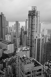 Looking towards Sai Ying Pun from Sheung Wan, 25 June 2015