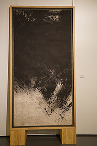 Artwork by Yang Jiechang on display in the exhibition 'Good Morning Hong Kong'  at the Hong Kong Central Library, Causeway Bay, 25 June 2015
