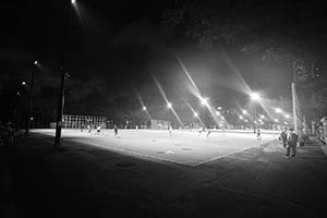 Victoria Park at night, Causeway Bay, 25 June 2015