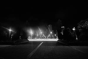 Victoria Park at night, Causeway Bay, 25 June 2015